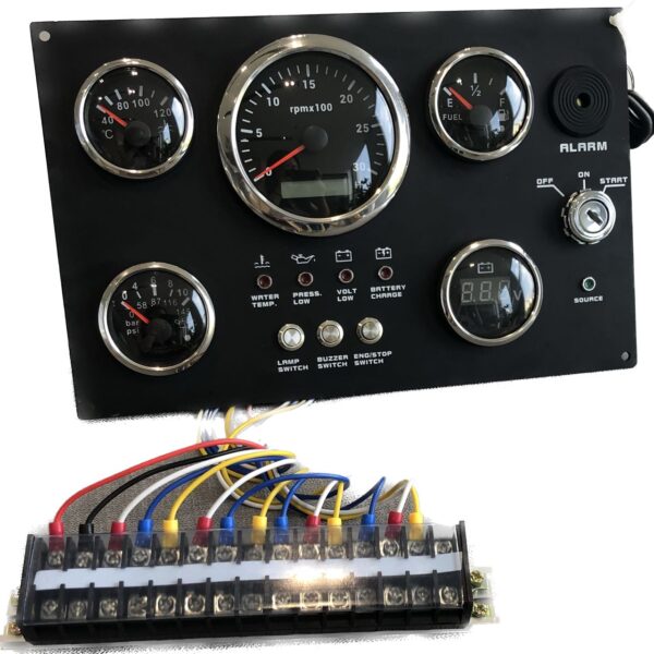 Multi-function Gauge Panel Engine Control Panel for 6 Diesel Complete With Sensors