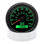 85mm Black GPS Speedometer 0-200MPH 300KMH Odometer for Car Truck Motor Marine - Image 5