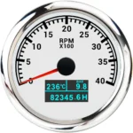 85mm Marine Auto Tacho Meter RPM Tachometer 12V/24V 4000RPM for Diesel Engine REV Counter - Image 6