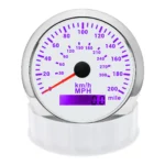 85mm White GPS Speedometer 300km/h 200MPH Odometer Gauge for Boat Car Truck ATV - Image 6