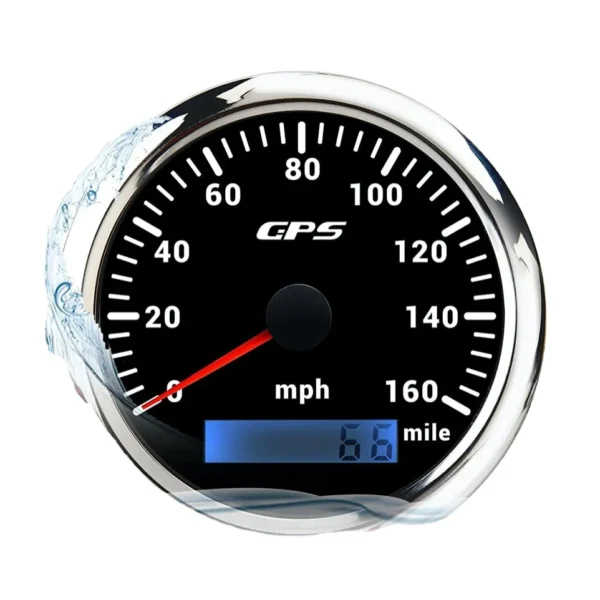 85 mm Electric Car Vehicle Gps Speedometer Digital Odometer Gauge for Cars