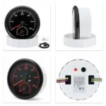 110mm Black GPS Speedometer 120MPH With Tachometer With Turn Signal High Beam - Image 5