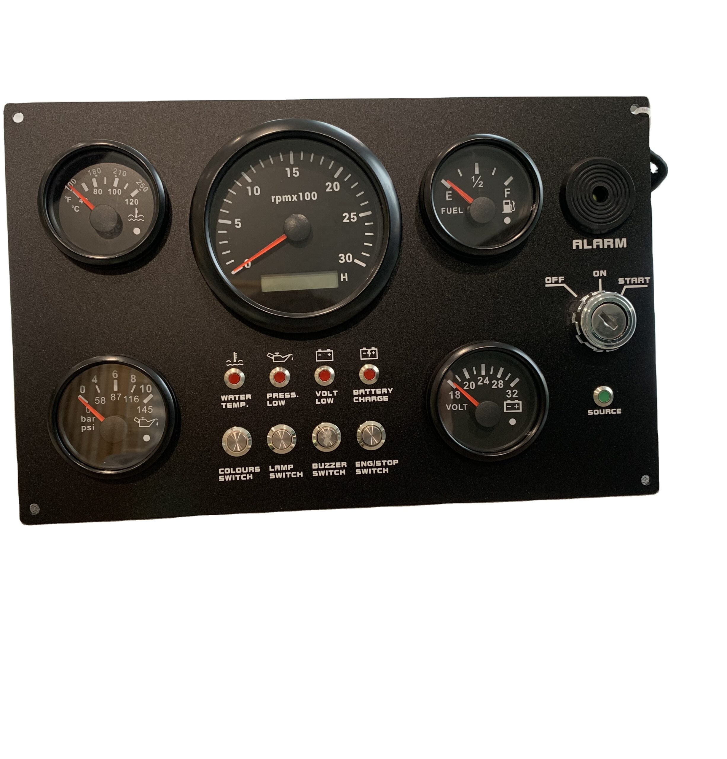 Hf18437d7832a475b89c84f98ea0404e7k.jpg Reasonable Price 24v Gauge Box Marine Instrument Panel - Image 1