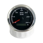 Tachometer RPM Gauge 0-3000RPM with Adjustable RPM 12V/24V 85mm - Image 2