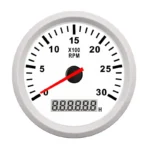 Suitable for 85mm Electric Tachometer with Chronograph Suitable for White LED Black Panel Pointer Tachometer - Image 4