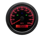 85MM 7 Colors LED Digital GPS Speedometer 0-200MPH With Turning Light for Car - Image 2