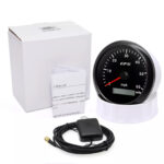 85mm Waterproof GPS Speedometer 0-60MPH Gauge 7 Colors LED for Motorcycles Boat - Image 6