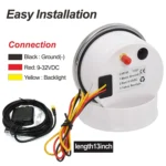 85mm GPS 200KM MPH Truck Motorcycle and Tractor Universal Vehicle Speedometer with Backlight Gauge - Image 6