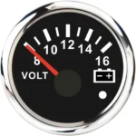 52mm Analog Low 12V Alarm Digital Voltmeter Meter - Image 4