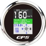 GPS Digital Multi-Function Gauge Waterproof Digital Multi-function GPS Speedometer for Marine and Automotive