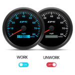 110mm Waterproof GPS Speedometer 0-80MPH 110mm Tachometer 8000RPM Gauge for Boat - Image 5