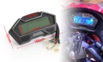 12V Moto Speedometer Replacement Lcd Digital Tachometer Odometer Water Temperature Fuel Gauge Motorcycle Fuel Meter - Image 2