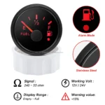 New Design 52mm Fuel Oil Level Gauge Meter Indicator 0-190ohm - Image 2