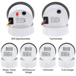 6-Gauge Set Includes Speed Tach Volt Fuel Oil Pressure & Water Temp Gauges - Image 5