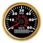 Universal 0-60km/h 0-40MPH Motorcycle White Round Odometer Speedometer Speed Meter Gauge - Image 5