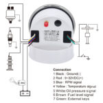 85mm/3.35 Multifunction Gauge Car Yacht GPS Odometer Speedometer Tacho Oil Temp - Image 5