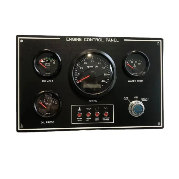 Complete Electrical 24V Gauge Panel Set with Sender Sensor Stainless Steel