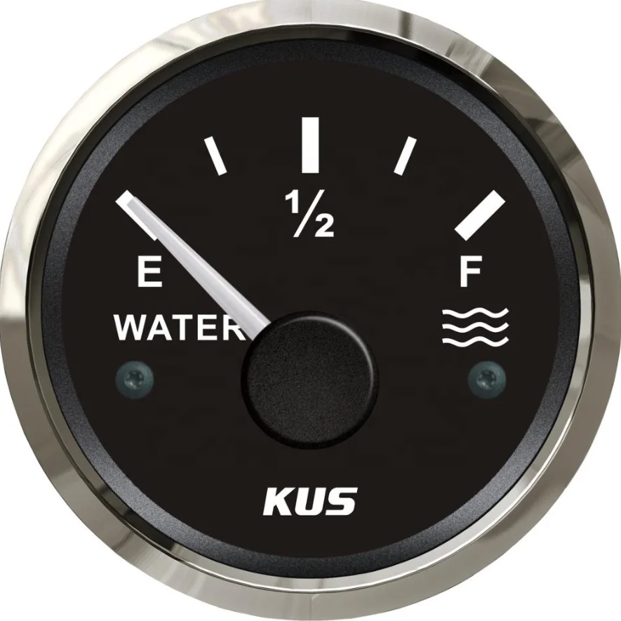 Hf97ee0ed189c4e26865354c2e67d0fa8m.webp KUS Water Level Gauge. Caravan Gauge. RV Gauge. 52mm - Image 1