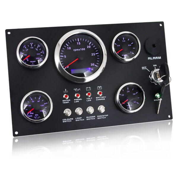 Marine Boat Analog Gauge Set