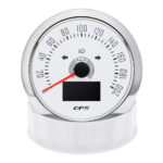 85MM White GPS Speedometer 200km/h Gauge for Boat Truck - Image 4