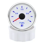 2 52MM Universal Gas Fuel Level Gauge 0-190ohms 240-33ohms Analogue LED Car Marine Boat - Image 4