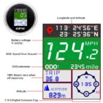 85mm GPS Speedometer Odometer Gauge Waterproof for Motorcycle Car Truck Boat ATV - Image 4