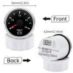 Marine 52mm VOLTAGE 12V VOLT GAUGE METER DIAL Car Racing Sport Boat Marine 8-16V - Image 3