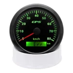 85mm Black GPS Speedometer 80km/h Gauge Waterproof for Marine Boat Car Truck - Image 3