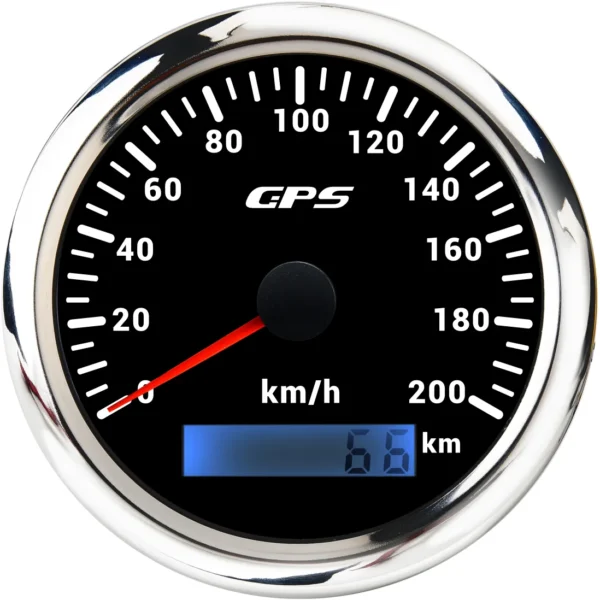 Car Truck Motorcycle Boat Needle Universal Auto Meter GPS Speedometer