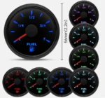 5 Gauge Set 85mm GPS Speedometer 0-160MPH With COG Trip Gauge & 52mm Fuel Gauge - Image 4