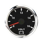 7 Color 52mm Analog with Black Faceplate Fuel Level Gauge - Image 2