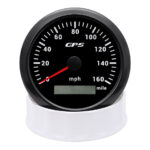 Hot Sale 12V/24V  85mm Marine Boat Odometer GPS Speedometer