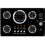 7 Backlights 335*200mm Multi-Function Marine Engine Instrument Gauge Panel