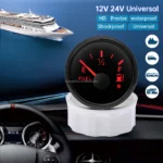 Universal 52mm 0-190Ohm Pointer Fuel Level Gauges E-F Fuel Level Meter - Image 4