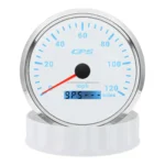 85mm 3 3/8 Inch Electrical Auto Meter Needle Black Speedometer 80 MPH ODOMETER - Image 4