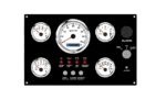 335*200mm Multi-Function Red Backlight 12V Cluster Marine Engine Instrument Gauge Panel - Image 5
